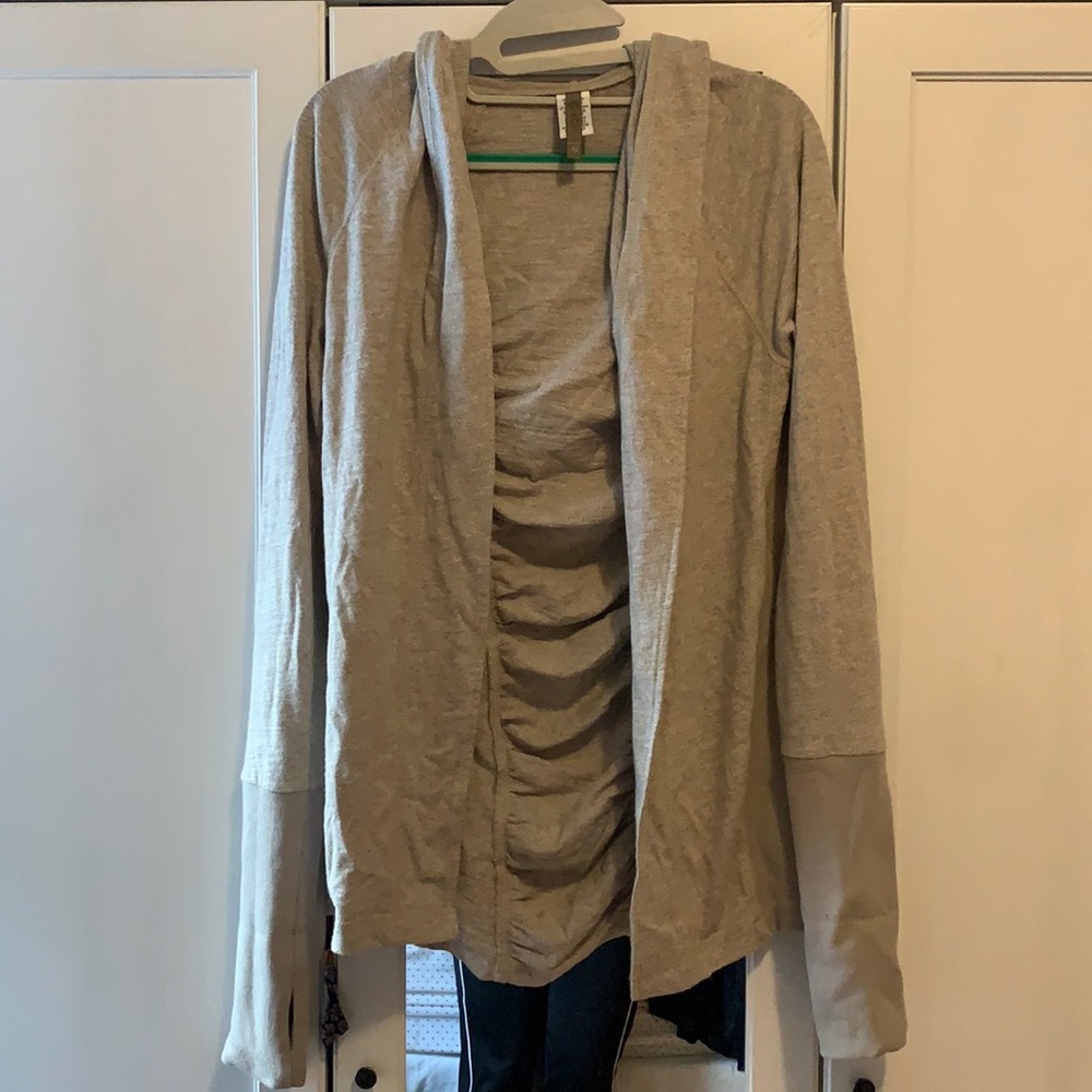 XCVI Yoga Hooded Cardigan
